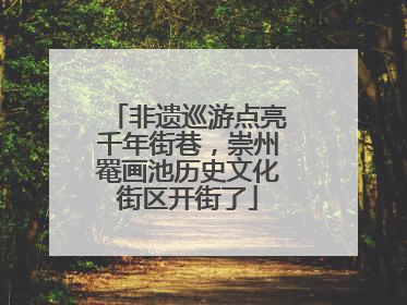 非遗巡游点亮千年街巷，崇州罨画池历史文化街区开街了