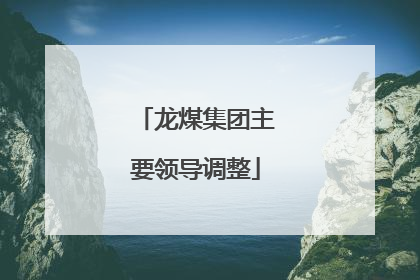 龙煤集团主要领导调整