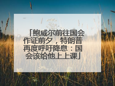 鲍威尔前往国会作证前夕，特朗普再度呼吁降息：国会该给他上上课