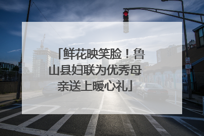 鲜花映笑脸！鲁山县妇联为优秀母亲送上暖心礼