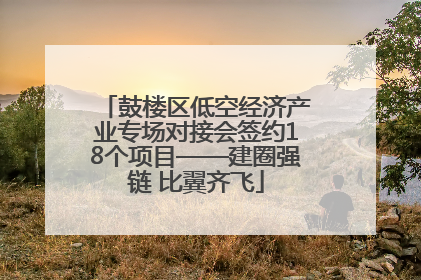 鼓楼区低空经济产业专场对接会签约18个项目——建圈强链 比翼齐飞