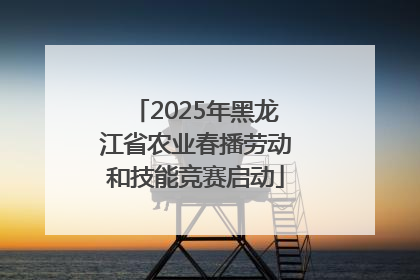 2025年黑龙江省农业春播劳动和技能竞赛启动