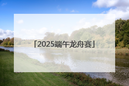 2025端午龙舟赛