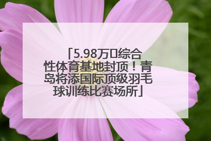 5.98万㎡综合性体育基地封顶！青岛将添国际顶级羽毛球训练比赛场所