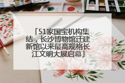51家国宝机构集结，长沙博物馆迁建新馆以来最高规格长江文明大展启幕