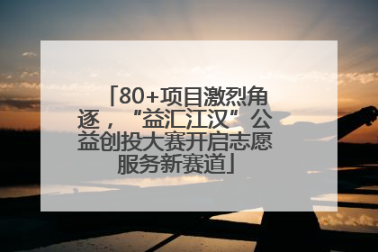 80+项目激烈角逐，“益汇江汉”公益创投大赛开启志愿服务新赛道