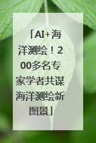 AI+海洋测绘！200多名专家学者共谋海洋测绘新图景