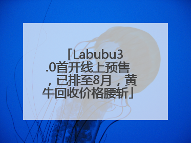 Labubu3.0首开线上预售，已排至8月，黄牛回收价格腰斩